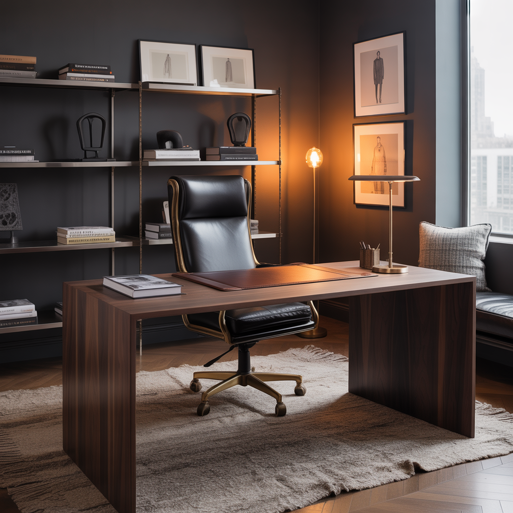 masculine home office decor ideas