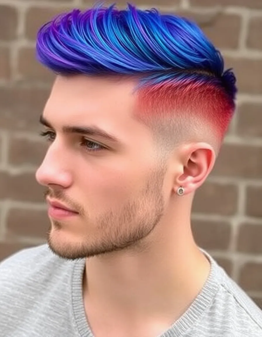 men hair color ideas that stand out