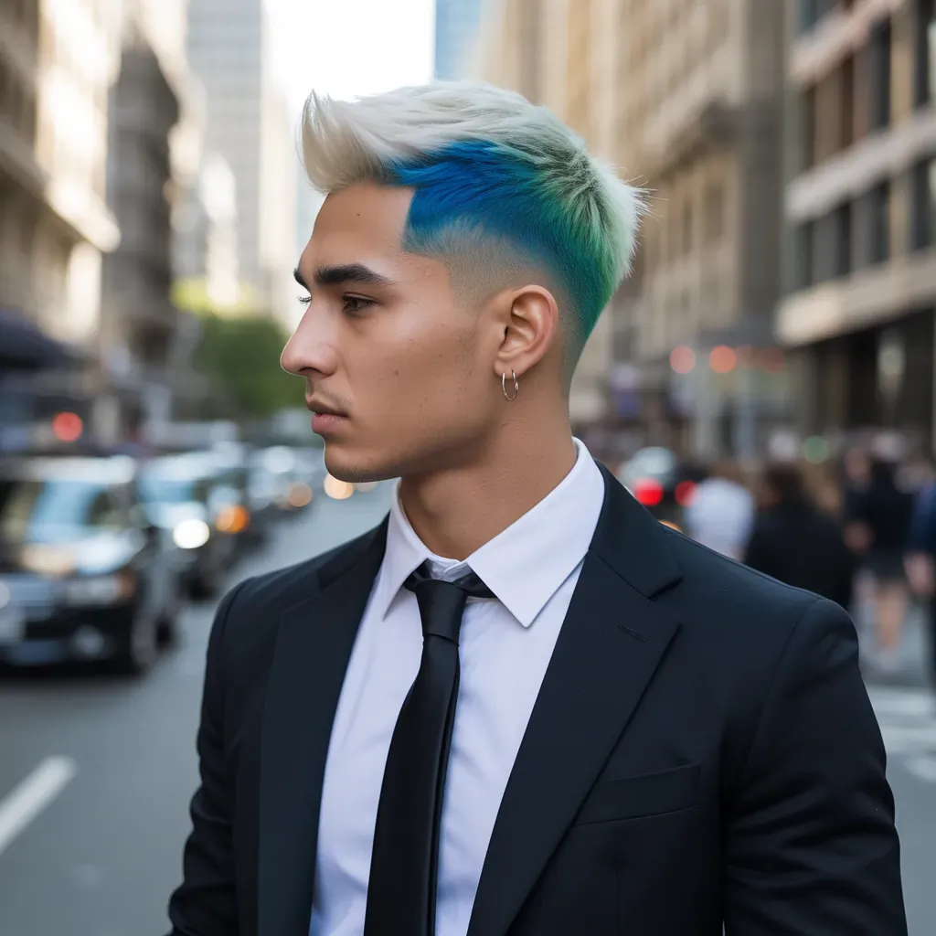 men hair color ideas that stand out