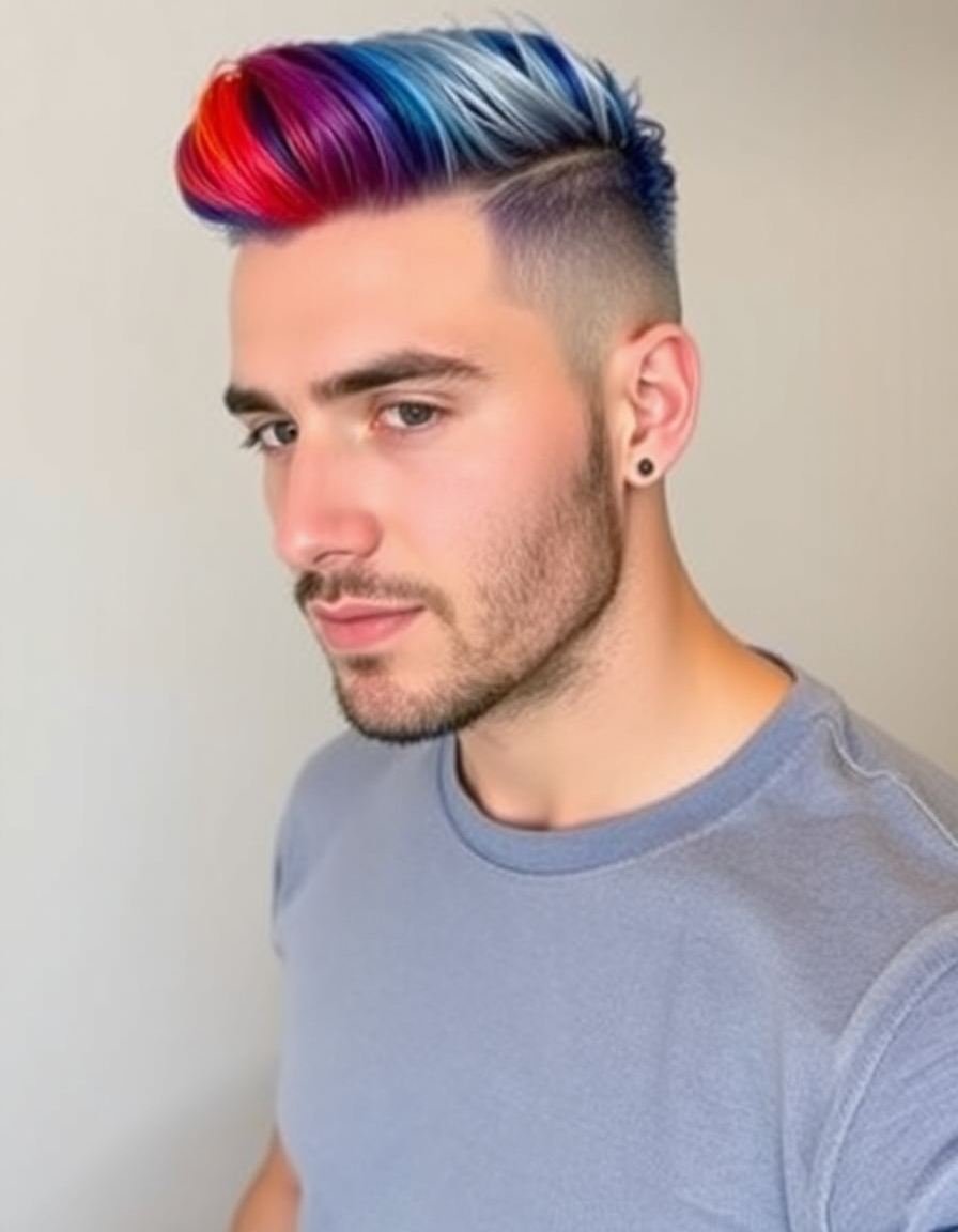 men hair color ideas that stand out