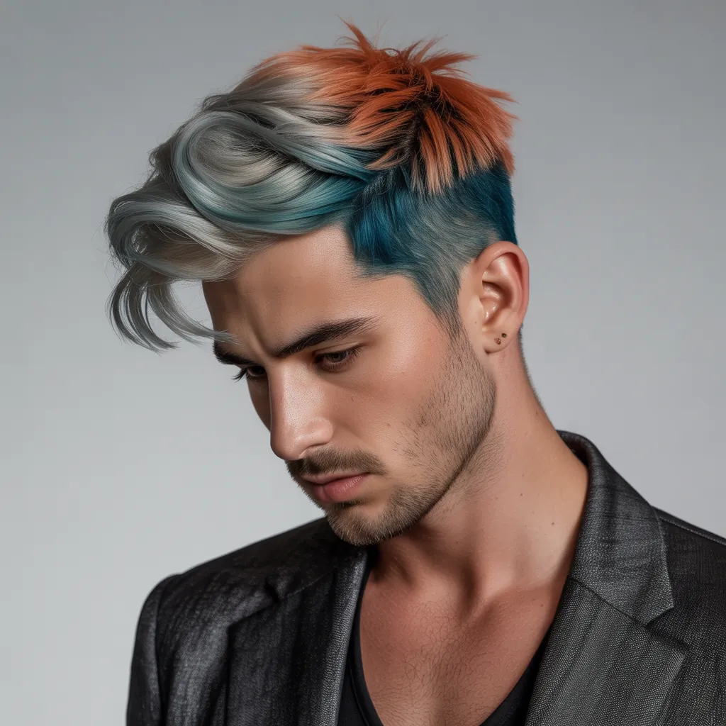 men hair color ideas that stand out