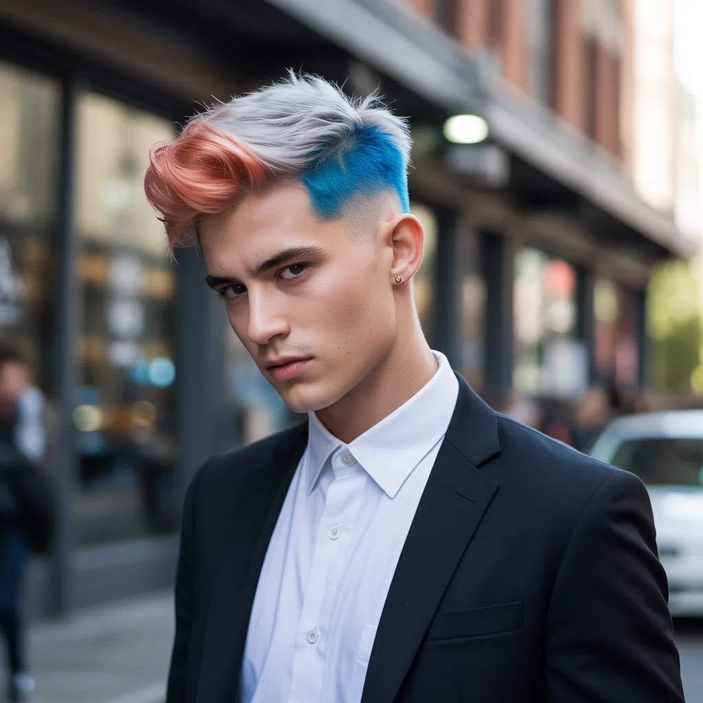 men hair color ideas that stand out