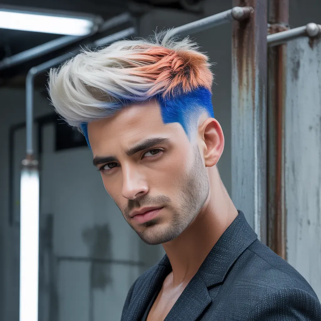 men hair color ideas that stand out