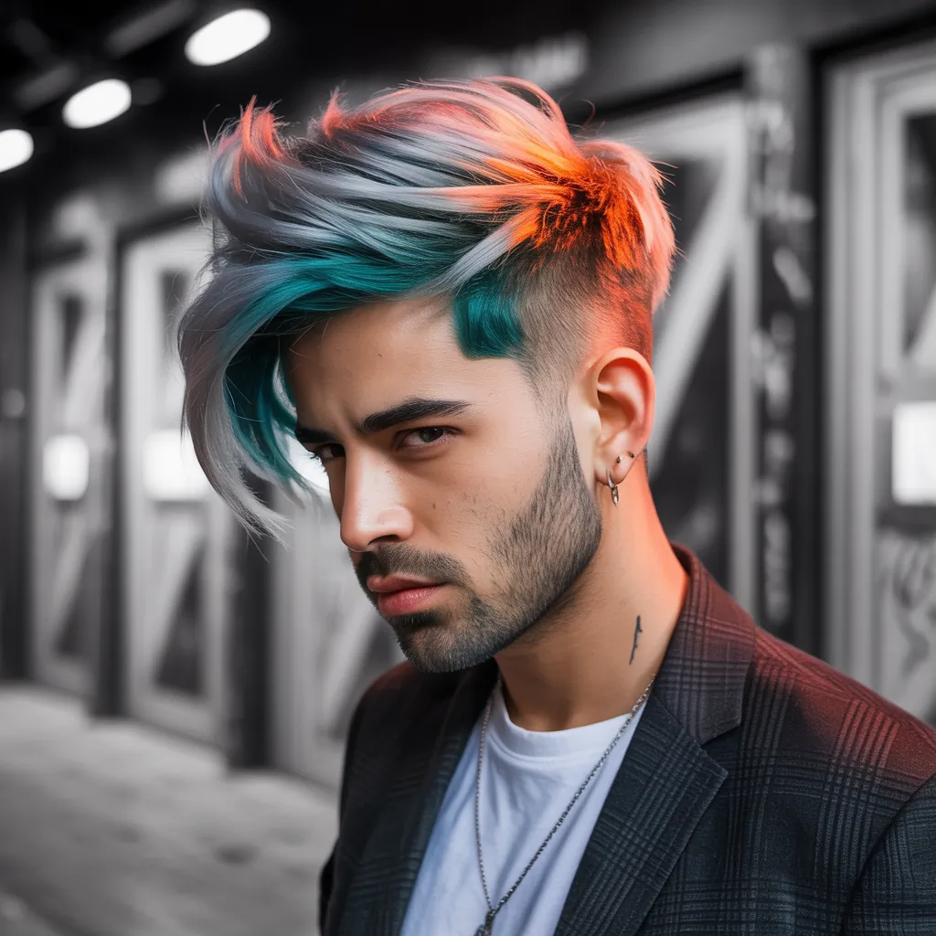 men hair color ideas that stand out