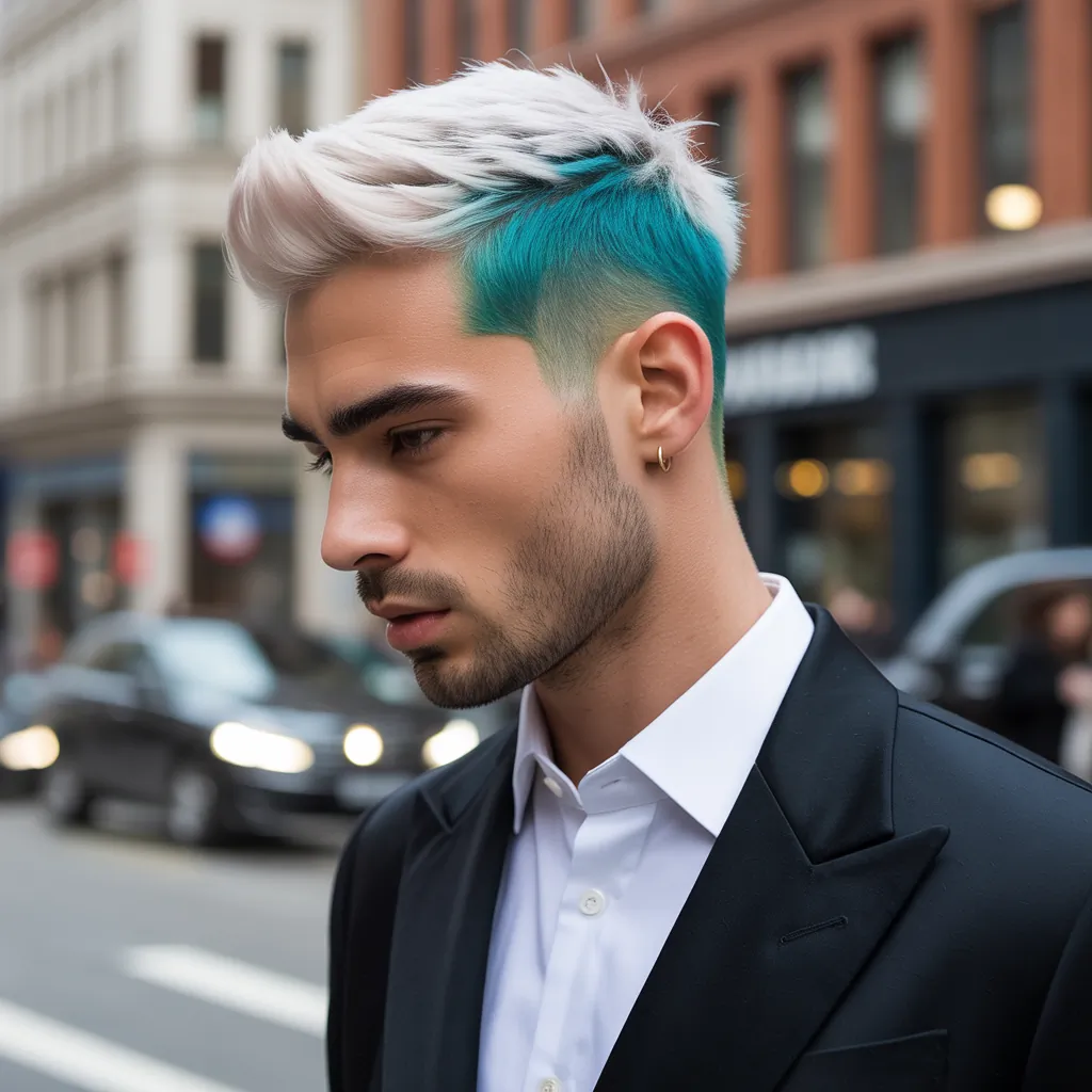 men hair color ideas that stand out