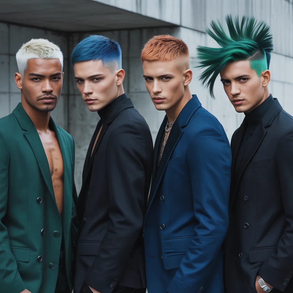 men hair color ideas that stand out