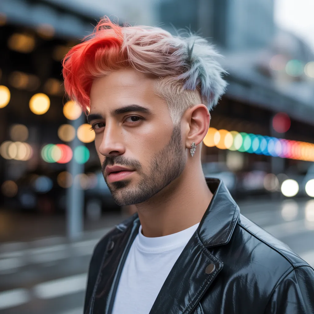 men hair color ideas that stand out