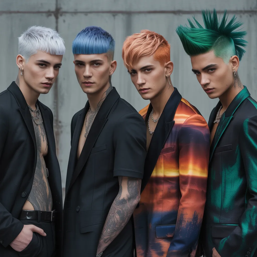 men hair color ideas that stand out