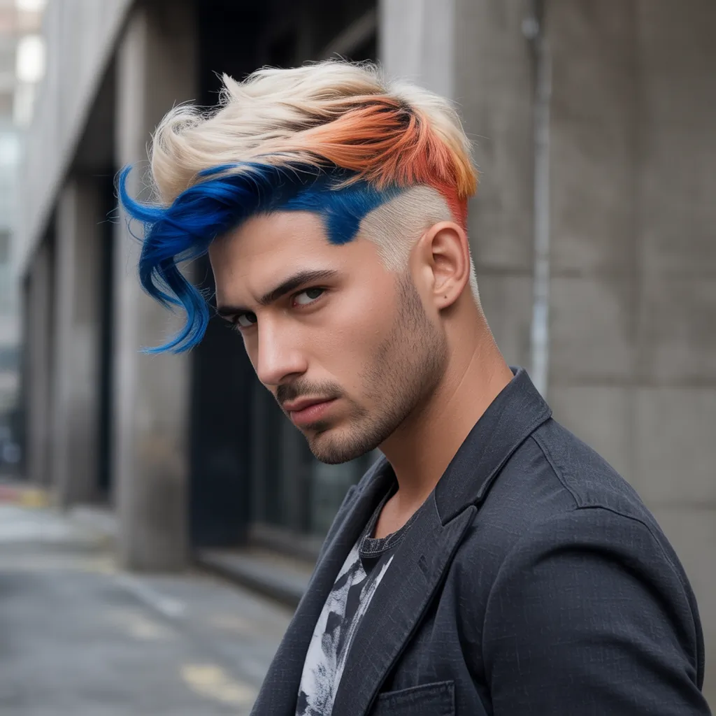 men hair color ideas that stand out