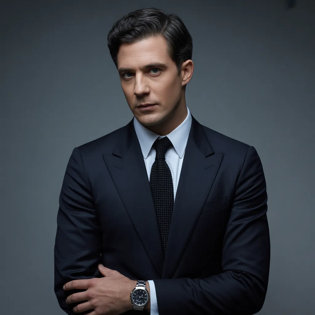 men in black costume