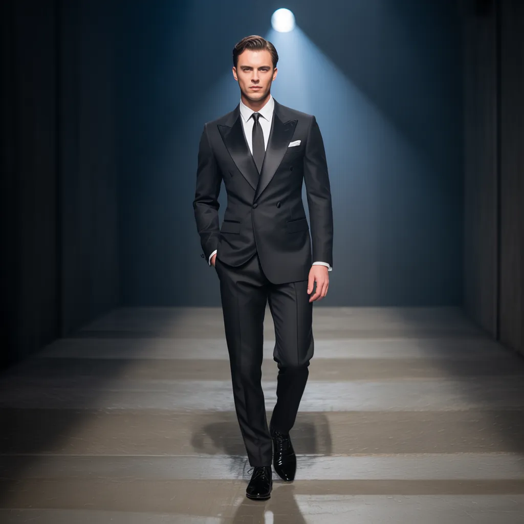 men in black costume