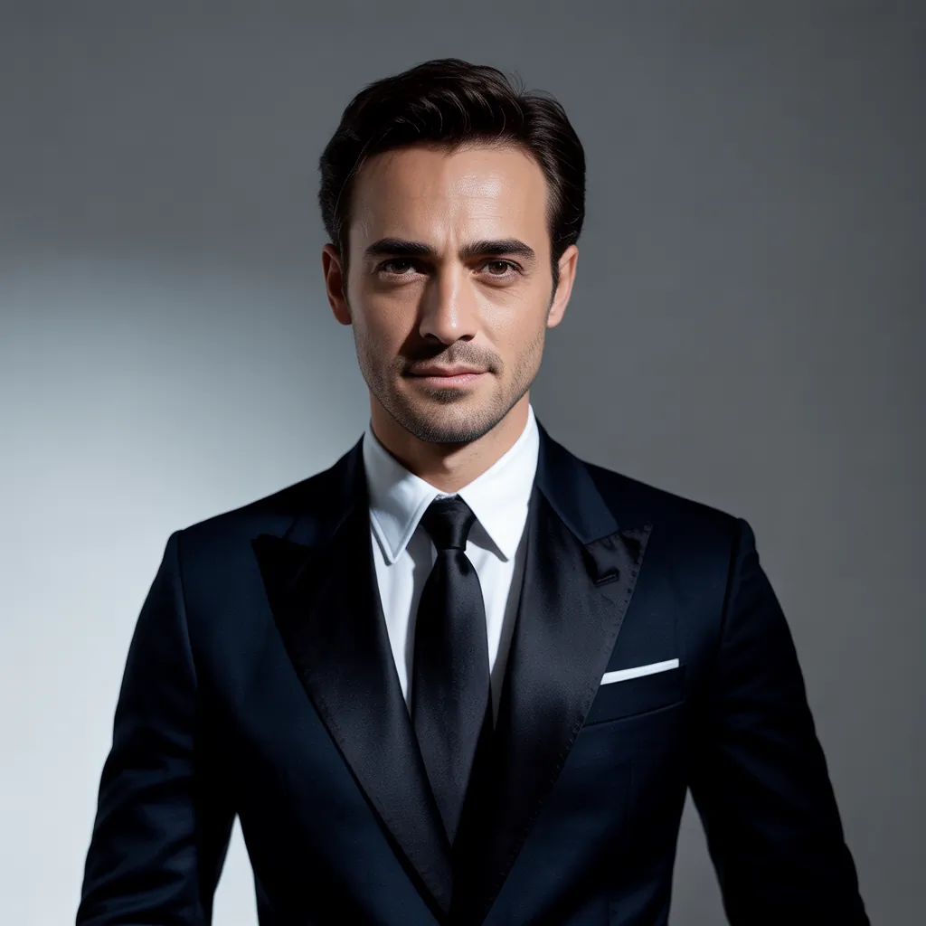 men in black costume