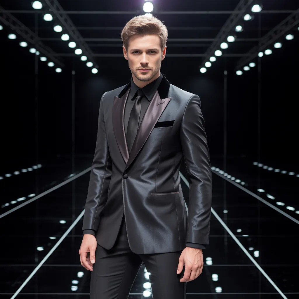 men in black costume