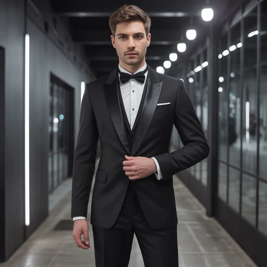 men in black costume