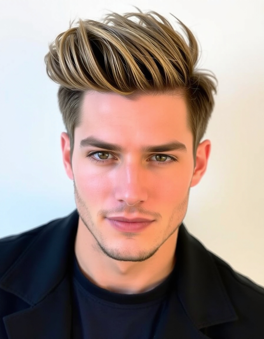 men layered hairstyles that boost volume
