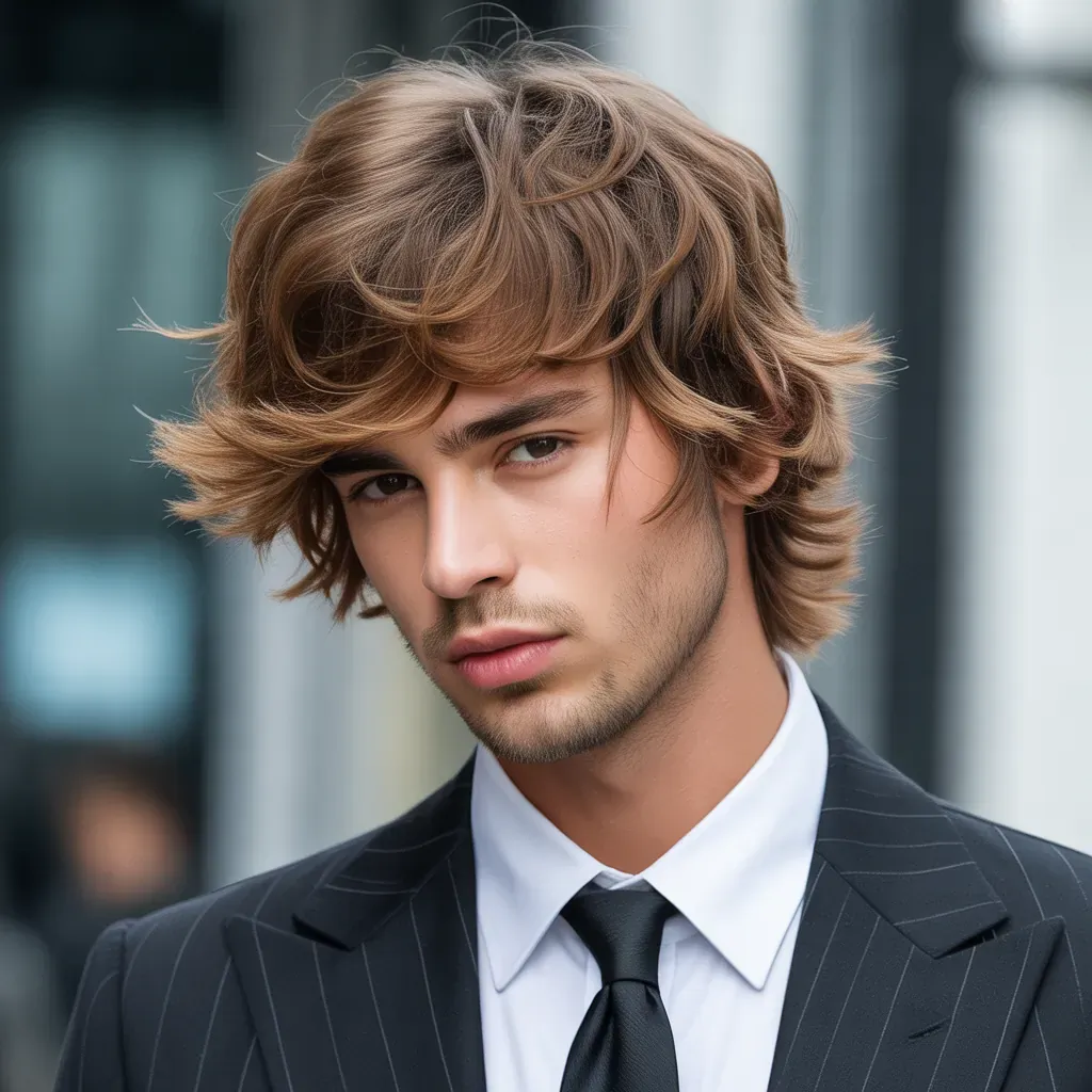 men layered hairstyles that boost volume