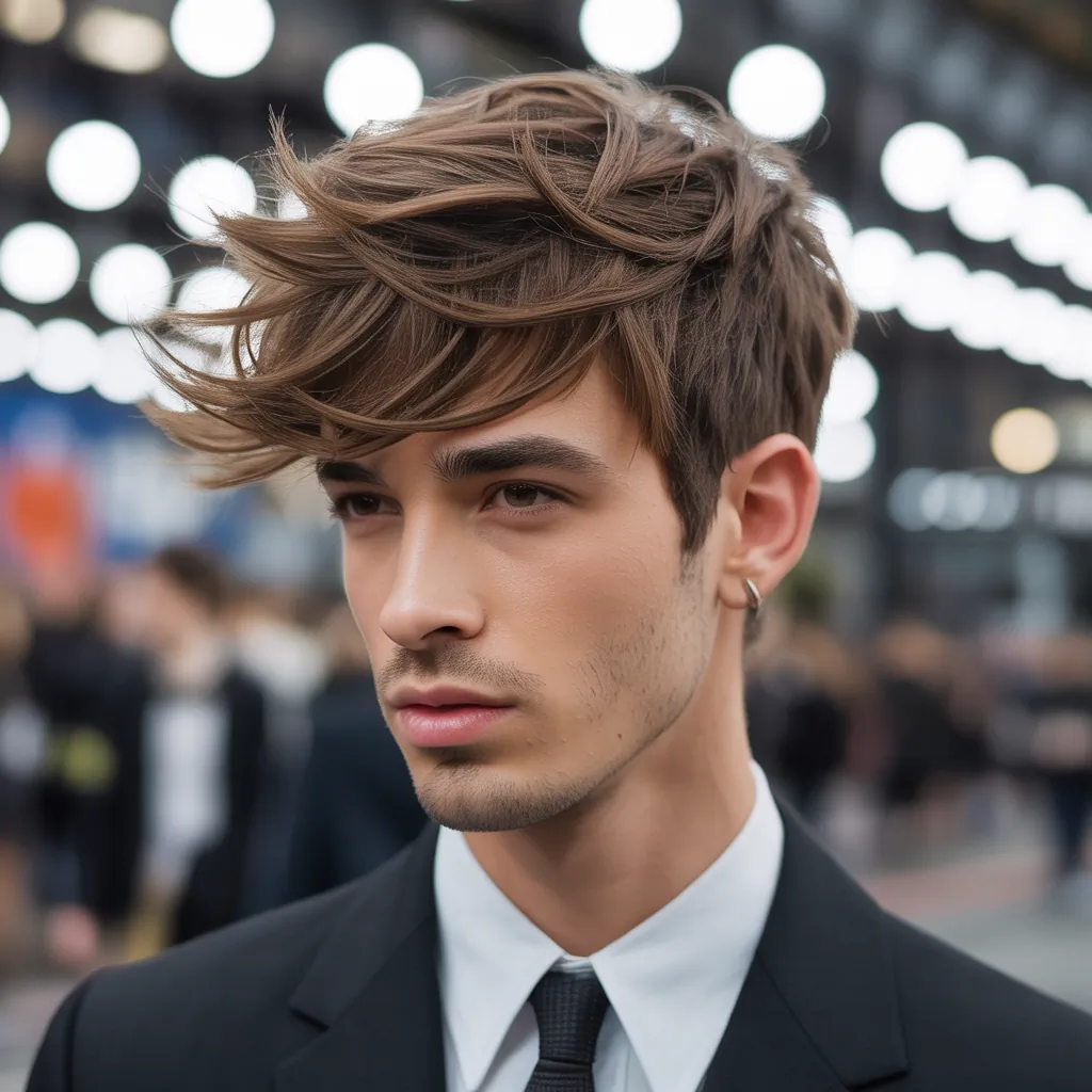 men layered hairstyles that boost volume