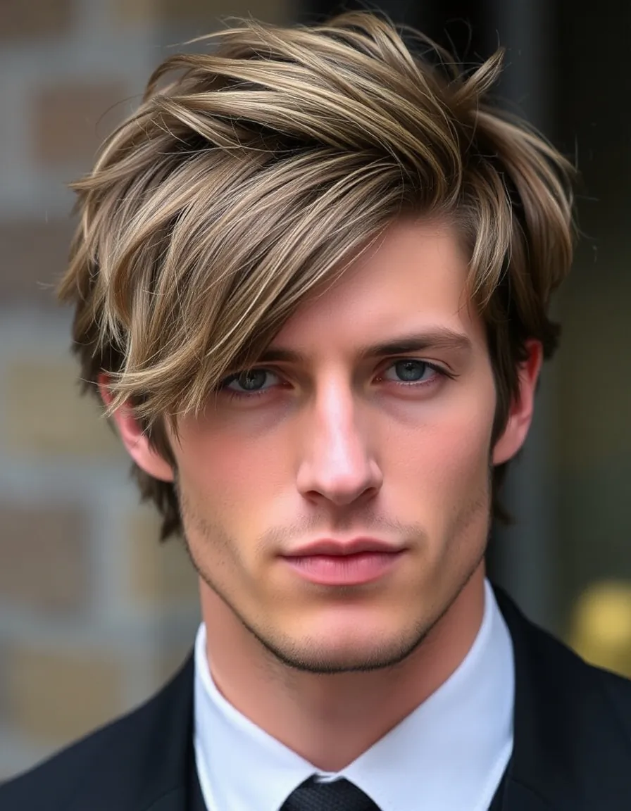 men layered hairstyles that boost volume
