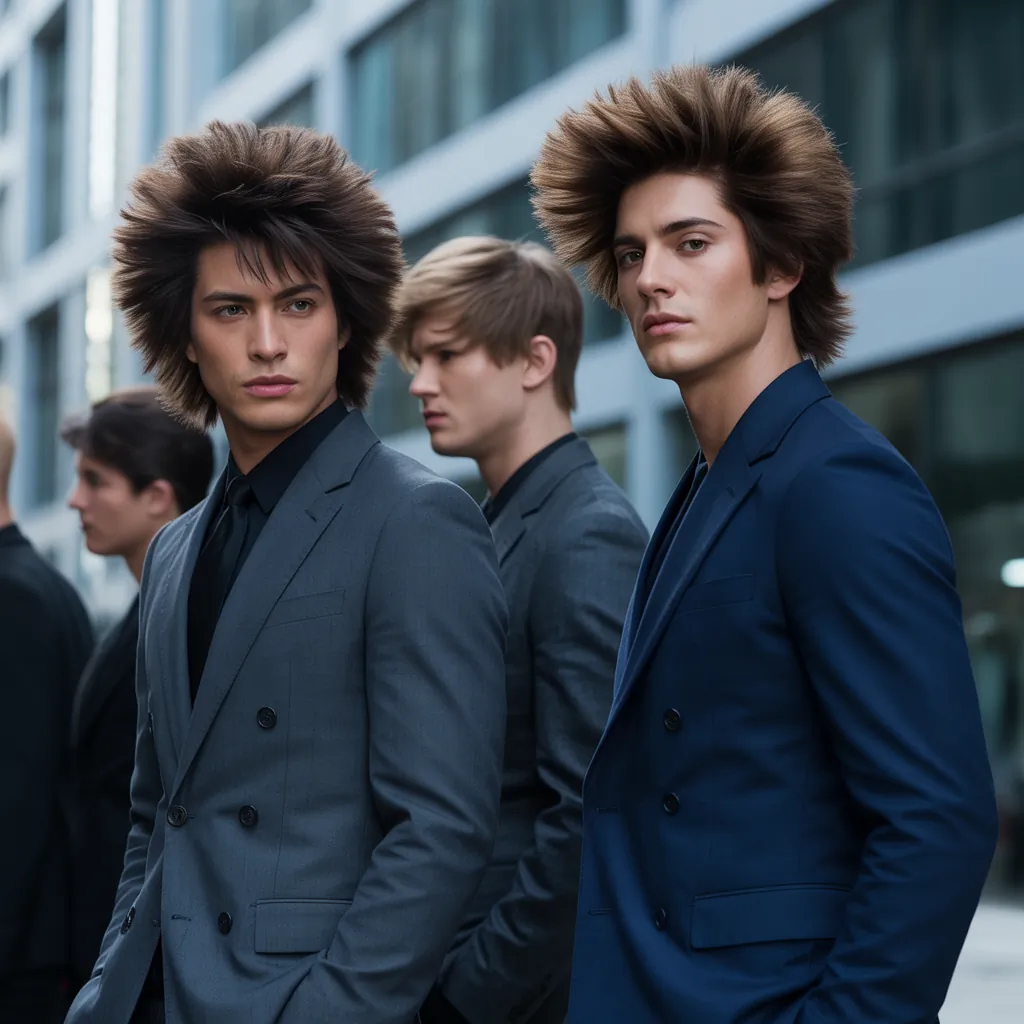 men layered hairstyles that boost volume