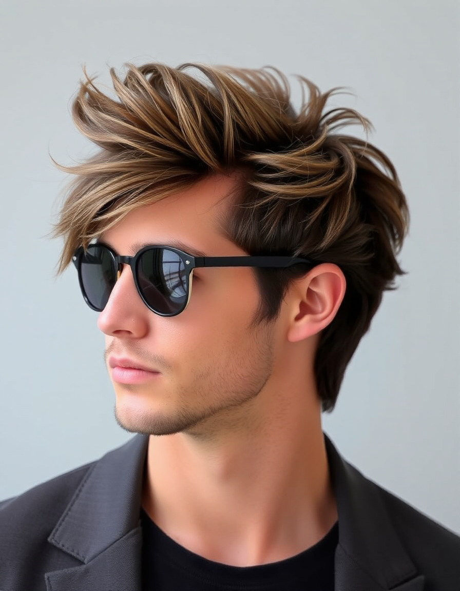 men layered hairstyles that boost volume