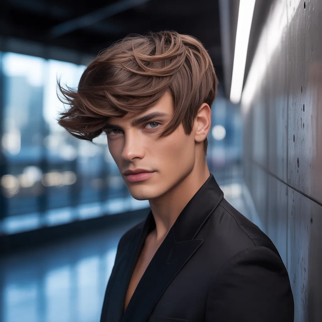 men layered hairstyles that boost volume