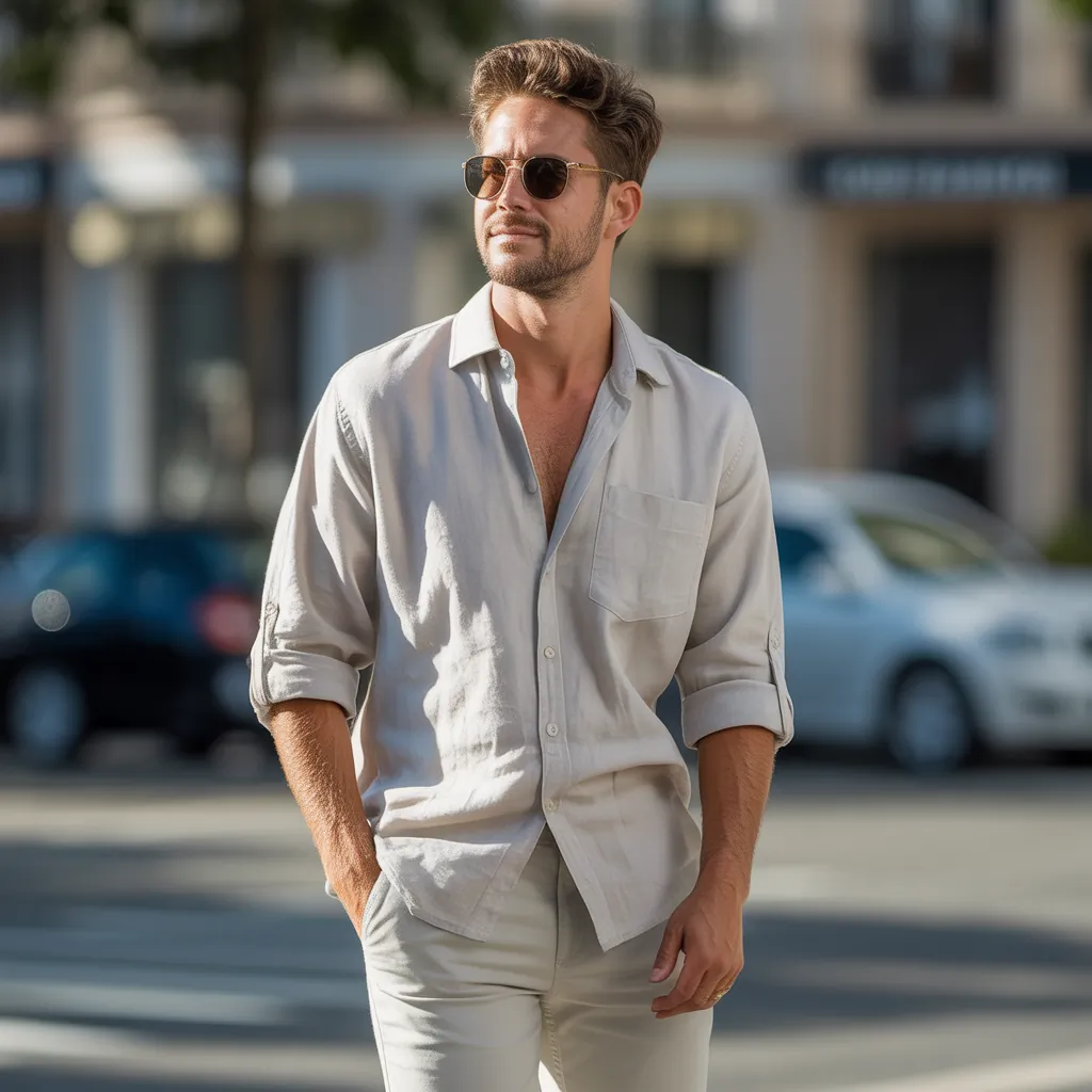 men linen shirts to stay fresh comfortable