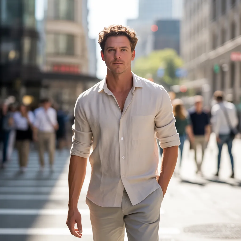 men linen shirts to stay fresh comfortable