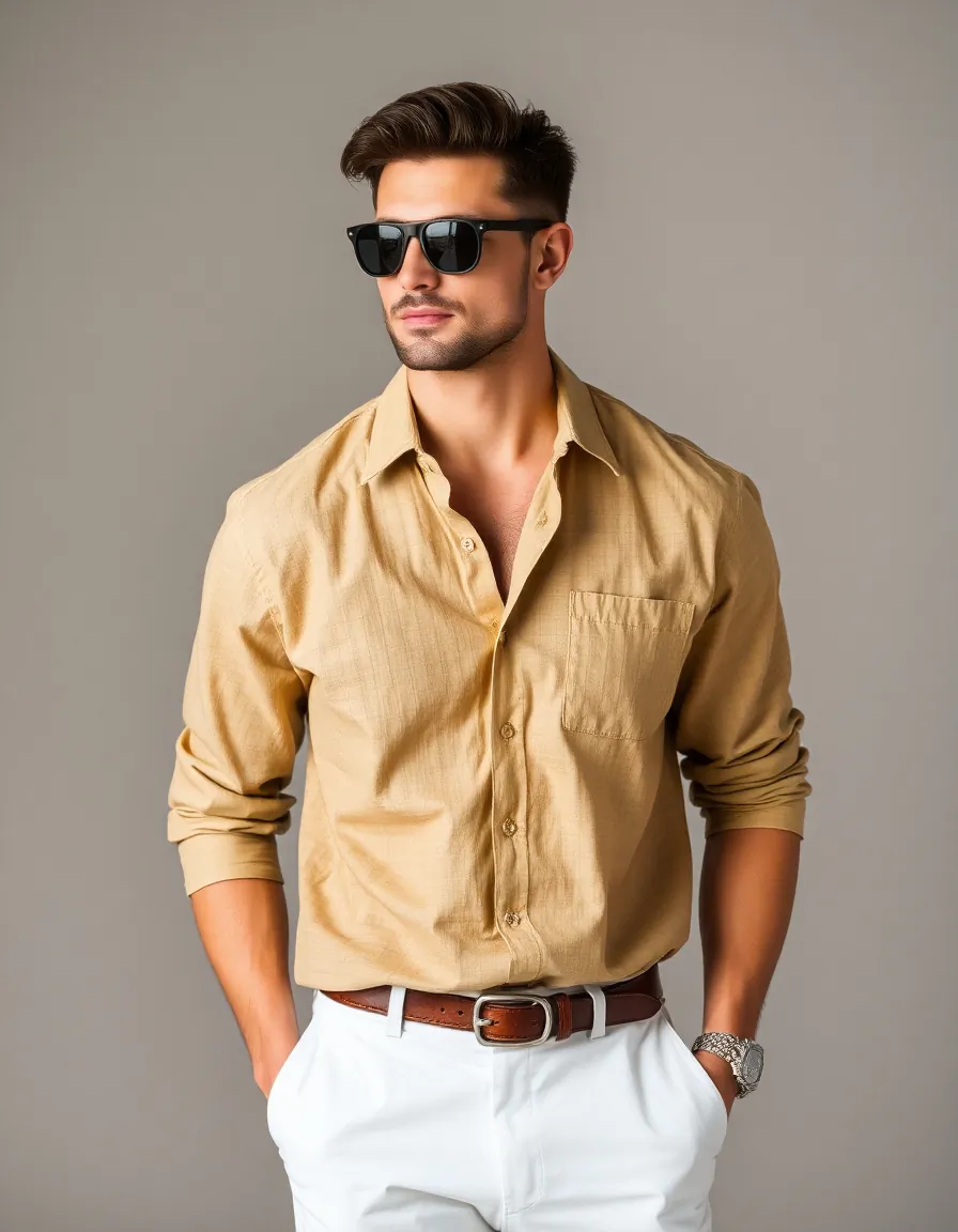 men linen shirts to stay fresh comfortable