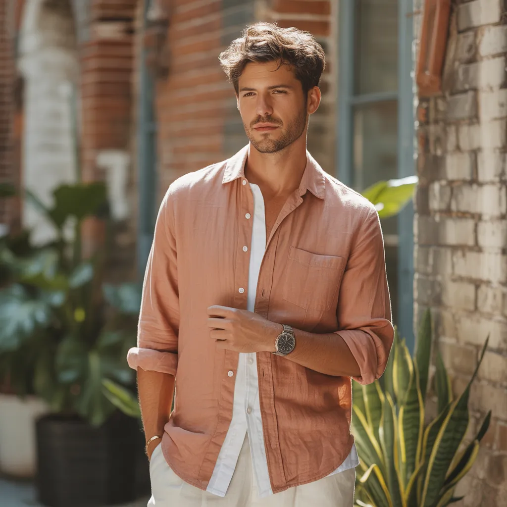 men linen shirts to stay fresh comfortable