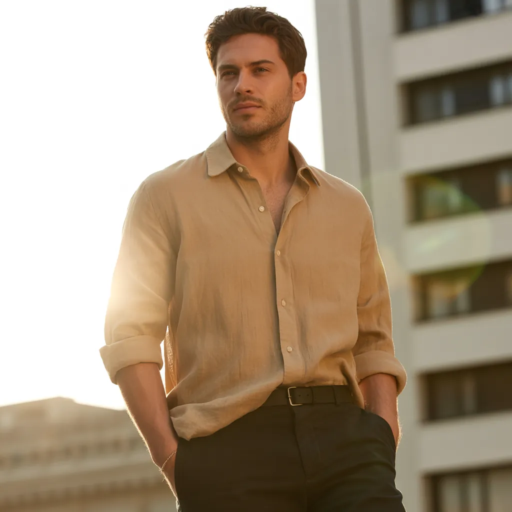 men linen shirts to stay fresh comfortable