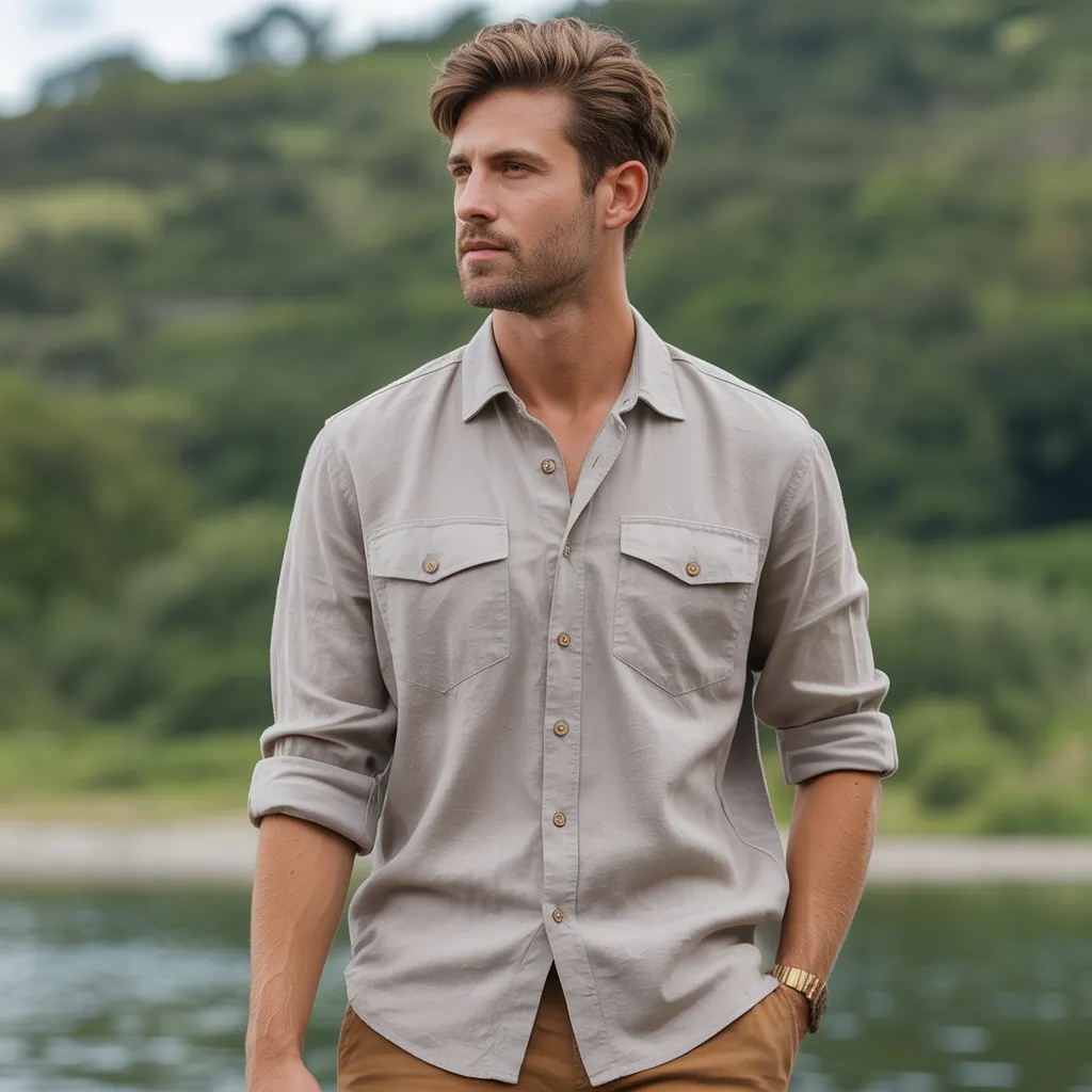 men linen shirts to stay fresh comfortable