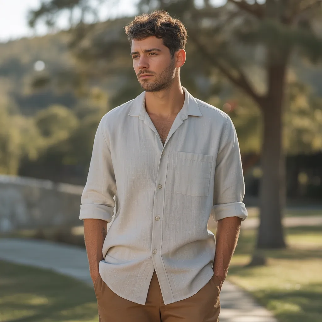 men linen shirts to stay fresh comfortable