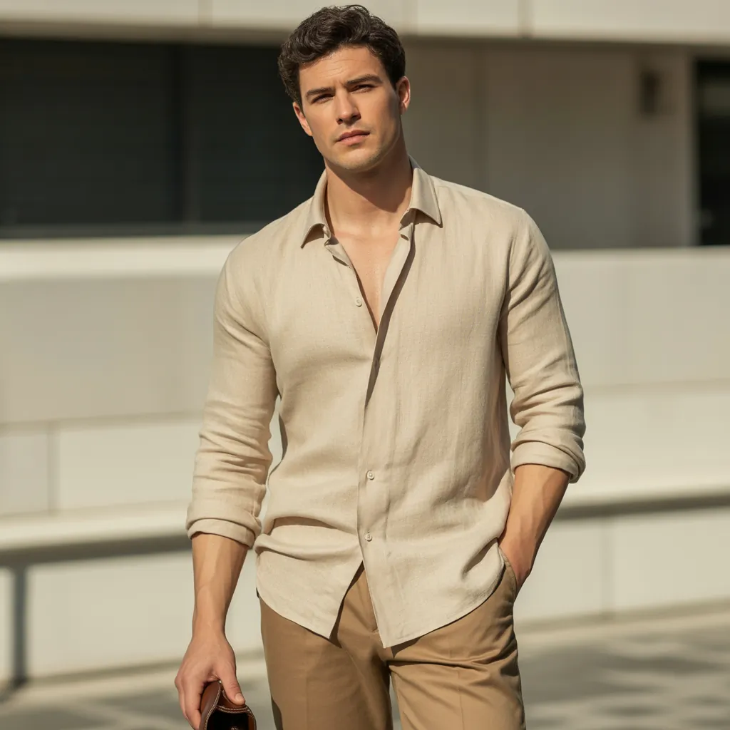 men linen shirts to stay fresh comfortable