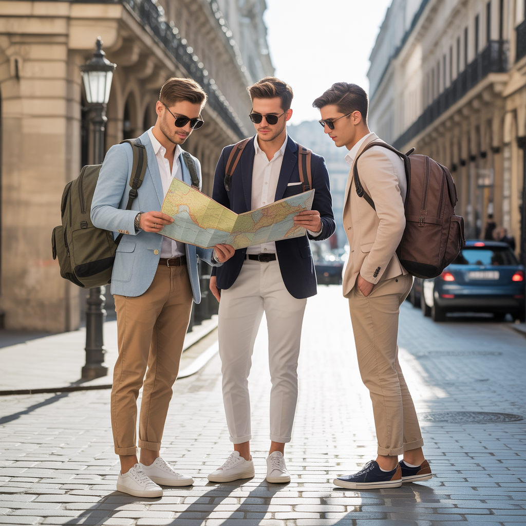 men travel guide