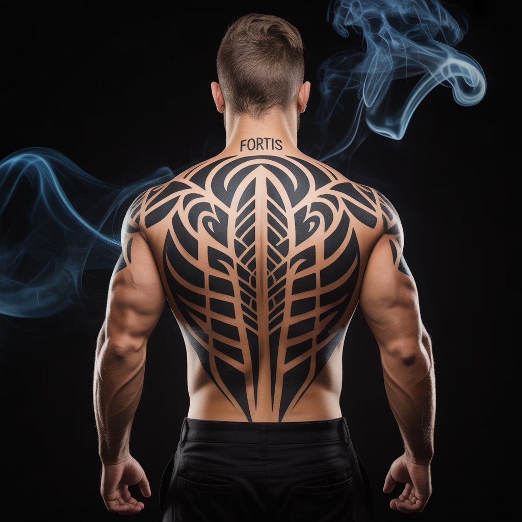 mens back tattoos
