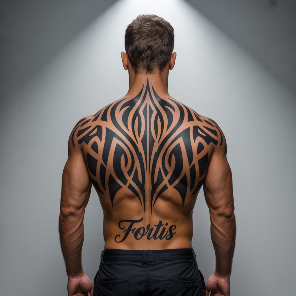 mens back tattoos
