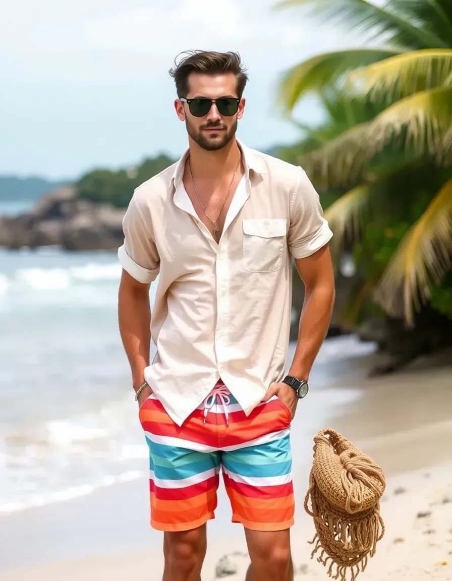 mens beach outfits