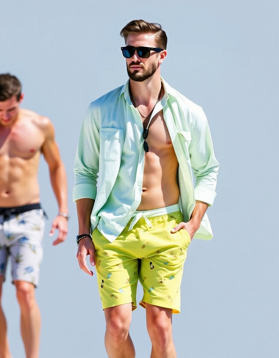 mens beach outfits