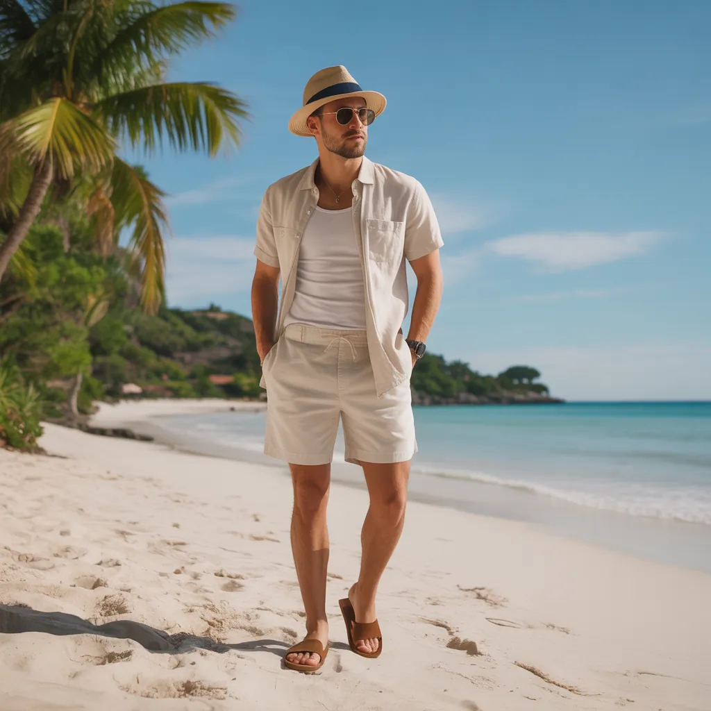 mens beach outfits