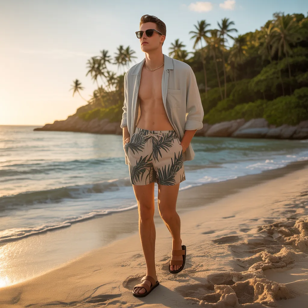 mens beach outfits
