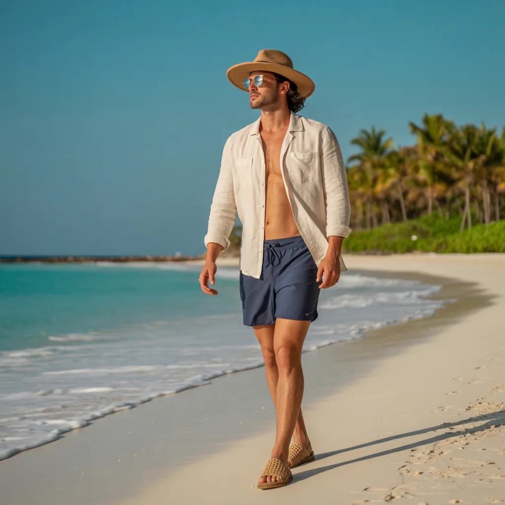 mens beach outfits