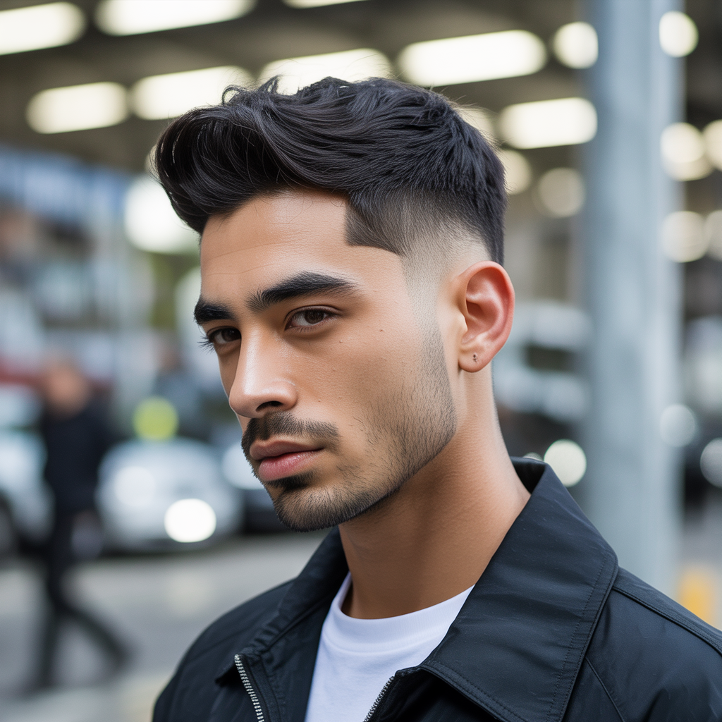 mens black haircuts