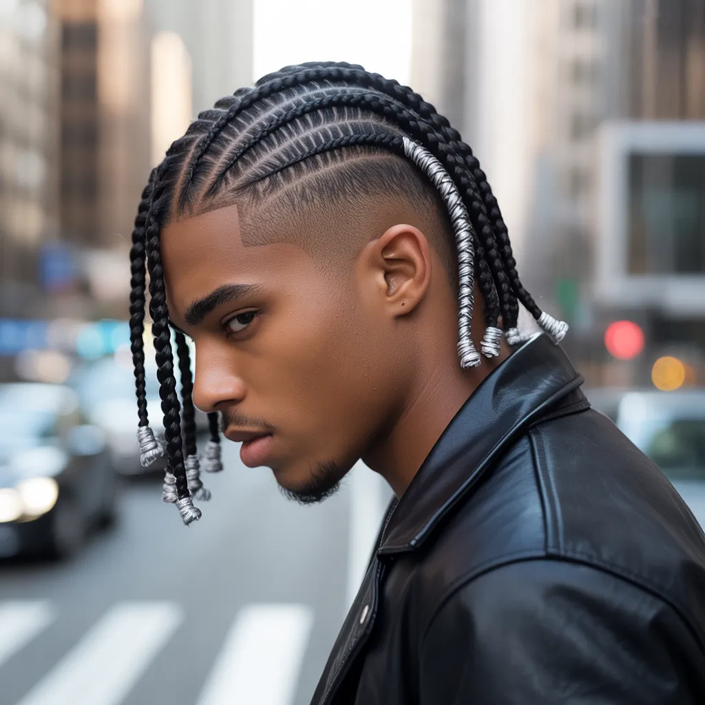 mens braids hairstyles with undercut