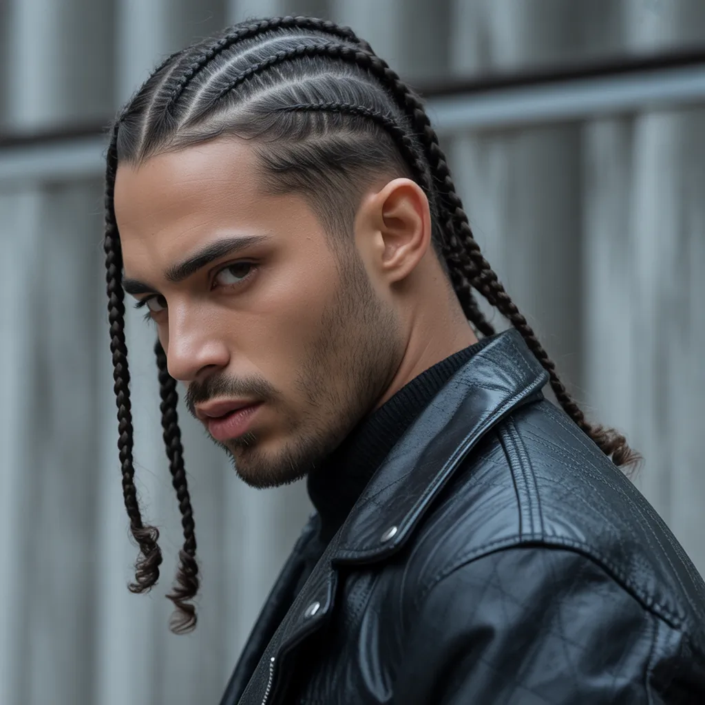 mens braids hairstyles with undercut