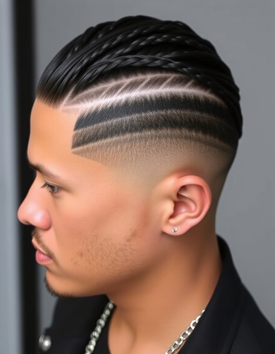 mens braids hairstyles with undercut