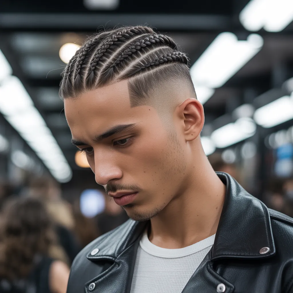 mens braids hairstyles with undercut