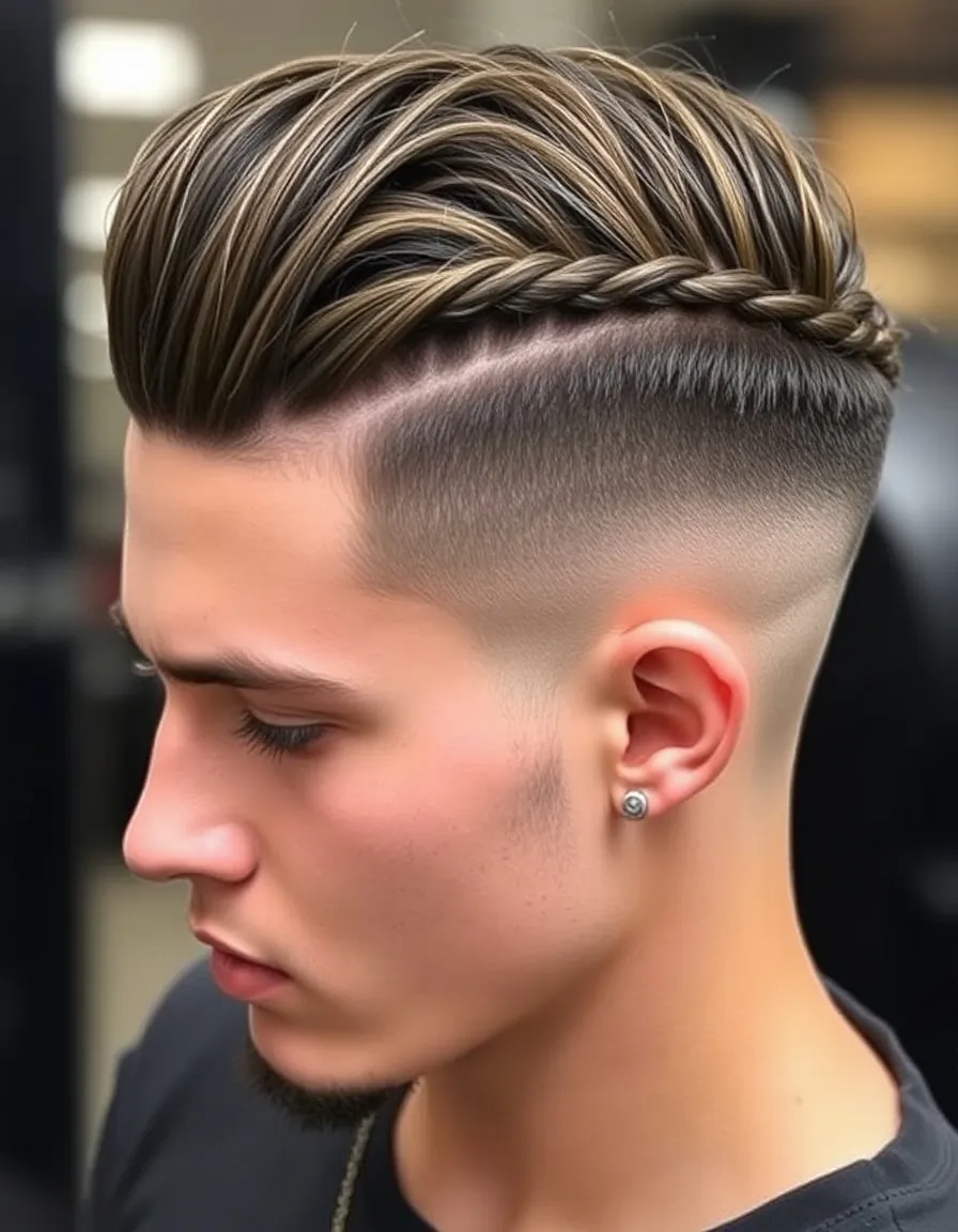 mens braids hairstyles with undercut