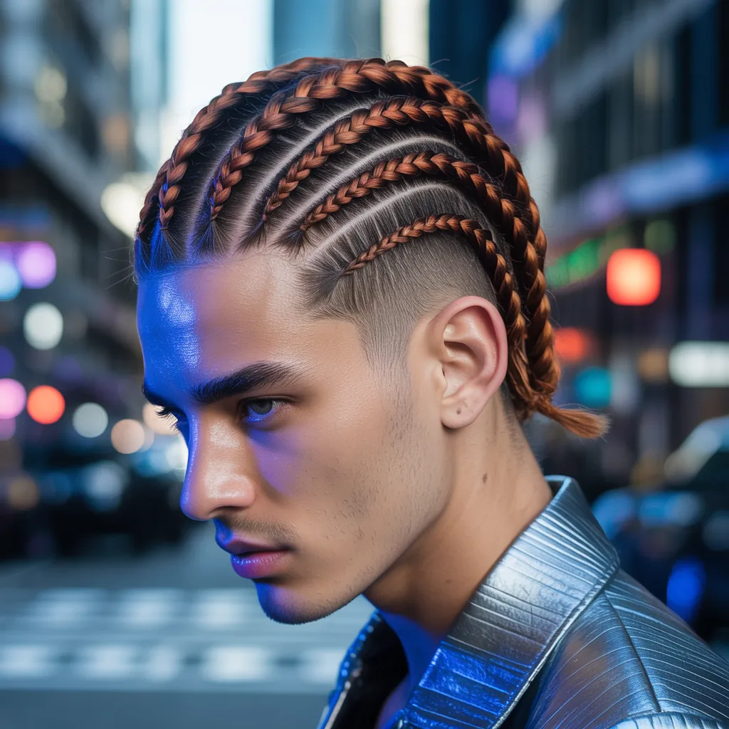 mens braids hairstyles with undercut