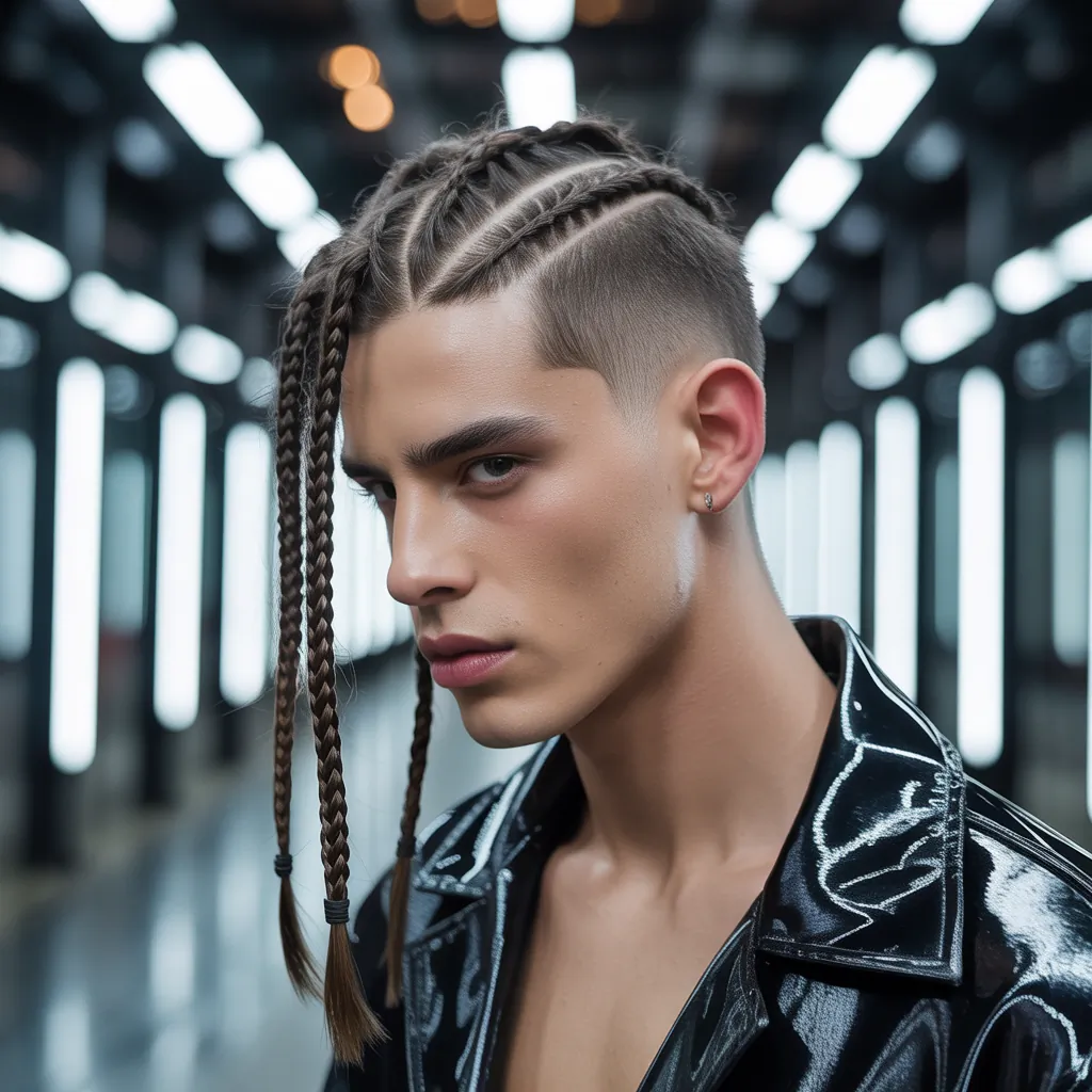 mens braids hairstyles with undercut