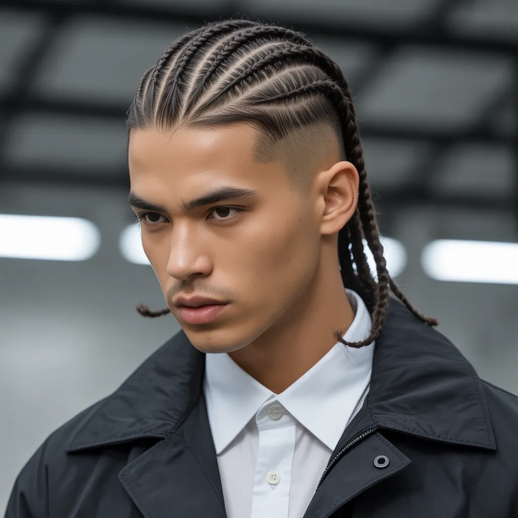 mens braids hairstyles with undercut